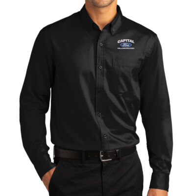 Capital Ford - Port Authority® Long Sleeve SuperPro React™ Twill Shirt Thumbnail