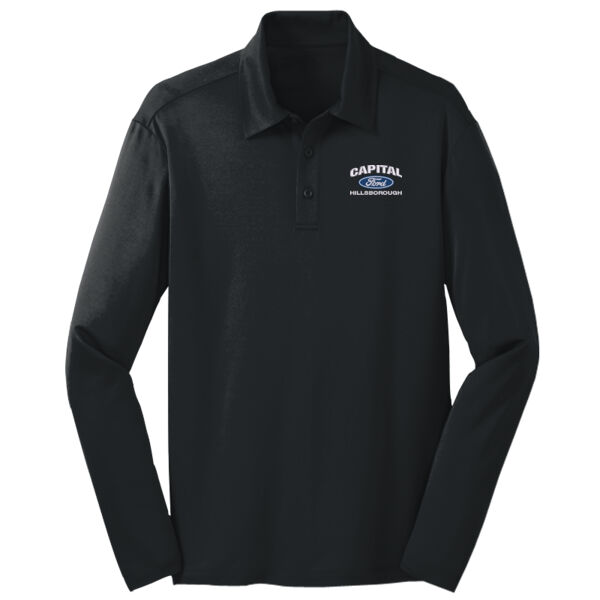 Capital Ford - Port Authority® Silk Touch™ Performance Long Sleeve Polo Thumbnail