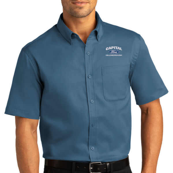 Capital Ford - Port Authority® Short Sleeve SuperPro React™Twill Shirt Thumbnail