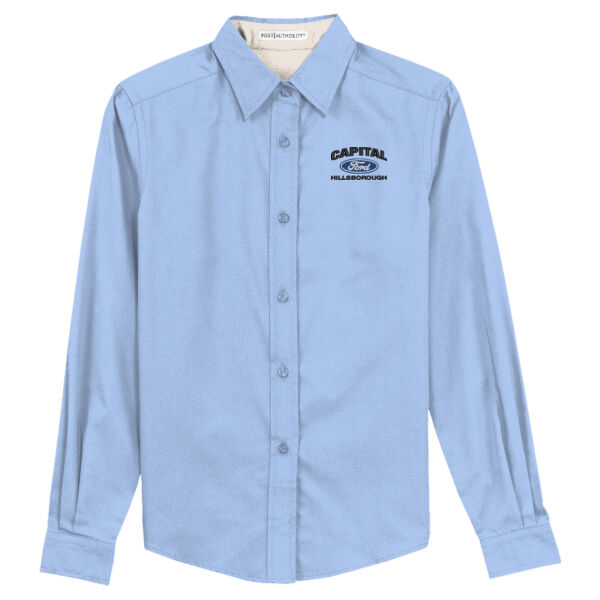 Capital Ford - Port Authority® Ladies Long Sleeve Easy Care Shirt Thumbnail